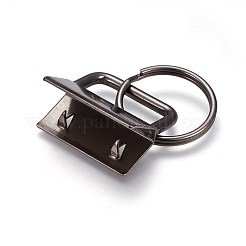 Electroplate Iron Split Key Rings&nbsp;IFIN-WH0044-01B-B