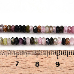 Natural Multicolor Tourmaline Beads Strands&nbsp;G-T141-38