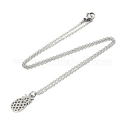 Non-Tarnish 201 Stainless Steel Pendant Necklaces&nbsp;NJEW-T009-JN137-40-1