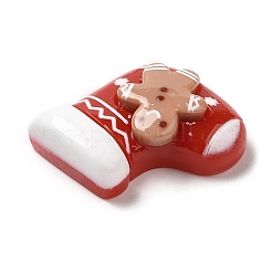 Christmas Theme Opaque Resin Cabochons&nbsp;LS-RESI-E043-01H