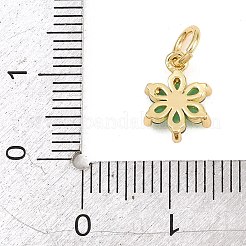 Valentine's Day Brass Micro Pave Cubic Zirconia Pendants&nbsp;KK-H273-16G
