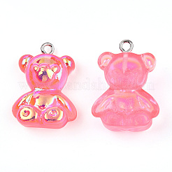 Electroplated Resin Pendants&nbsp;CRES-TAC0008-02B