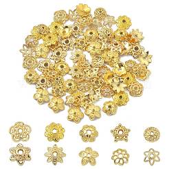 100Pcs 10 Styles Brass Bead Caps&nbsp;KK-CJ0002-08