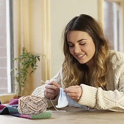 Soft Crocheting Polyester Yarn&nbsp;YCOR-FZC0001-01D
