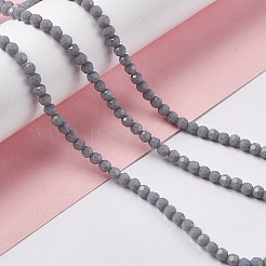 Faceted(32 Facets) Glass Beads Strands&nbsp;EGLA-J042-36A-03
