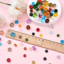 30Pcs Transparent K9 Glass Beads&nbsp;GLAA-YW0004-16A