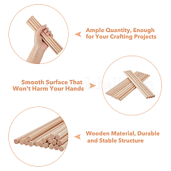 Wood Craft Sticks&nbsp;WOOD-WH0125-11E