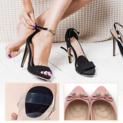 8Pairs 2 Colors Silicone & Fleece Fabric Ball-of-Foot Cushions&nbsp;DIY-PH0035-24