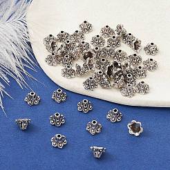 Tibetan Style Alloy Flower Bell Filigree Bead Caps&nbsp;PALLOY-YW0001-79