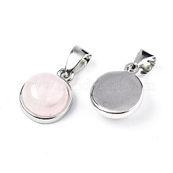 Natural Rose Quartz Pendants&nbsp;G-T131-19F