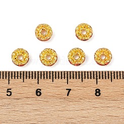 Brass Grade A Rhinestone Beads&nbsp;RSB028NF-08G