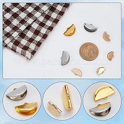 350Pcs Iron Folding Crimp Ends&nbsp;IFIN-SC0001-35