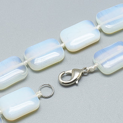 Opalite Beaded Necklaces&nbsp;NJEW-S398-15