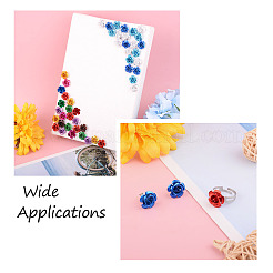 300pcs 10 colors Aluminum Cabochons&nbsp;MRMJ-FW0001-02