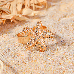 Alloy Open Cuff Rings for Women&nbsp;LT0752-1