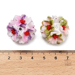 Polymer Clay Rhinestone Beads&nbsp;RESI-D015-04