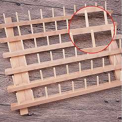60 Spools Solid Wood Sewing Embroidery Thread Stand Holder Rack&nbsp;ODIS-WH0001-01