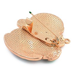 Christmas Theme Alloy Enamel Brooches&nbsp;JEWB-S022-03E