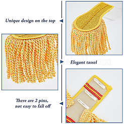 Detachable Cloth Tassel Epaulettes&nbsp;AJEW-WH0460-128