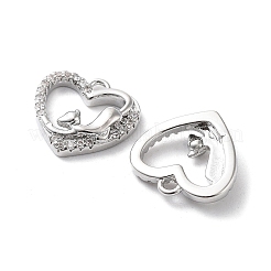 Rack Plating Brass Micro Pave Cubic Zirconia Pendants&nbsp;KK-K333-92P