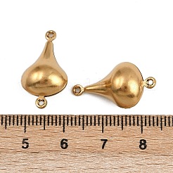 304 Stainless Steel Connector Charms&nbsp;STAS-L297-03G