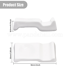 Porcelain Chopsticks Rest&nbsp;DJEW-WH0063-34