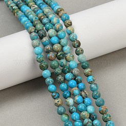 Dyed Natural Regalite/Imperial Jasper/Sea Sediment Jasper Beads Strands&nbsp;G-B124-C04-10