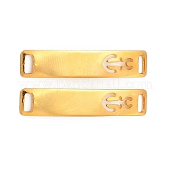 201 Stainless Steel Connector Charms&nbsp;STAS-D244-31G-C