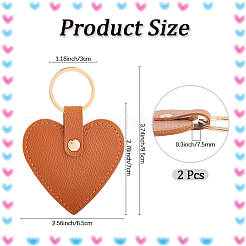 PU Leather Keychain&nbsp;KEYC-WH20008-08B