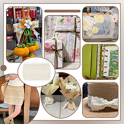 Cotton Ribbons&nbsp;SRIB-WH0011-478A