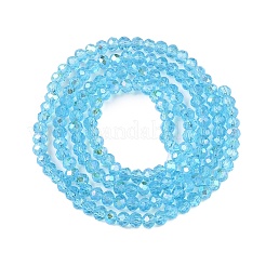 Electroplate Glass Beads Strands&nbsp;EGLA-A044-T2mm-L08