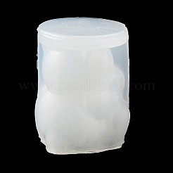 3D Bear Figurine DIY Candle Silicone Molds&nbsp;DIY-A047-02