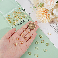 60Pcs 3 Styles Rack Plating Alloy Bead Frames&nbsp;KK-BBC0016-24