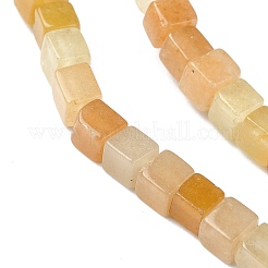 Natural Golden Silk Jade Beads Strands&nbsp;G-C135-E01-01