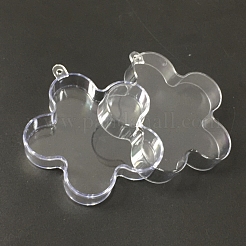 Christmas Flower Pendant Decorations&nbsp;AJEW-WH0020-15