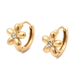 Valentine's Day 304 Stainless Steel Rhinestone Hoop Earrings&nbsp;EJEW-P344-04G