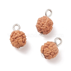Undyed Natural Rudraksha Charms&nbsp;PALLOY-JF01583