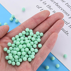 Opaque Acrylic Beads&nbsp;PAB702Y-B01-06