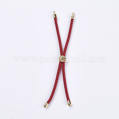 Nylon Twisted Cord Bracelet Making&nbsp;MAK-F018-01G-RS