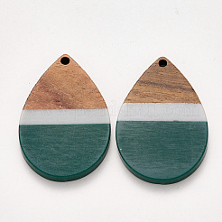 Resin & Walnut Wood Pendants&nbsp;RESI-S384-002A-A