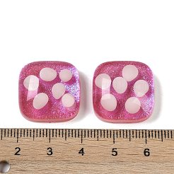 Translucent Epoxy Resin Glitter Powder Decoden Cabochons&nbsp;CRES-S367-01
