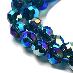 Electroplate Glass Beads Strands&nbsp;GLAA-A014-02G