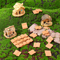 Polymer Clay Miniature Tiles&nbsp;AJEW-WH0258-032