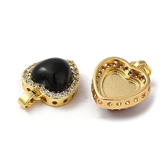 Rack Plating Brass Cubic Zirconia Pendants&nbsp;KK-K274-01G