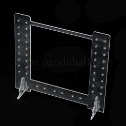 Transparent Acrylic Earring Display Stands&nbsp;EDIS-WH0016-005