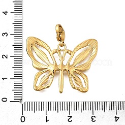 Butterfly 304 Stainless Steel Pendant Decorations&nbsp;STAS-R159-25G