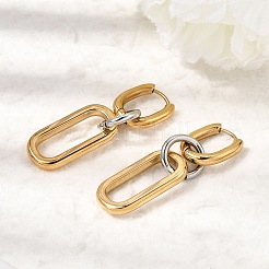 304 Stainless Steel Hoop Earrings for Women&nbsp;EJEW-G463-02GP