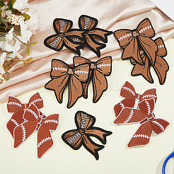 12Pcs 3 Styles Computerized Embroidery Nylon Cloth Patches&nbsp;DIY-HS0001-92