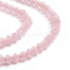 Natural Rose Quartz Beads Strands&nbsp;G-E560-E07-4mm