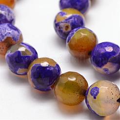 Natural Fire Crackle Agate Bead Strands&nbsp;G-K166-06F-10mm-07